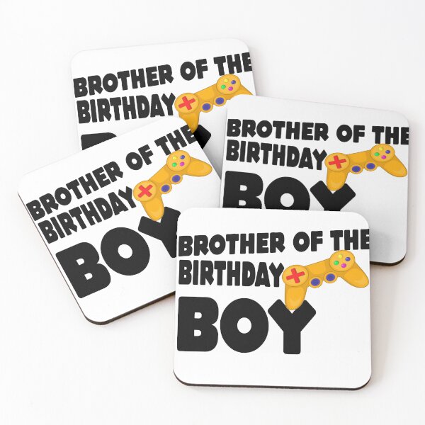 Item preview, Brother of the Birthday Boy Matching Video Game Birthday  designed and sold by MillanMarketing.
