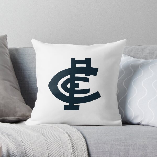 CARLTON LOGO FOOTBALL Mask T Shirt Sticker Throw Pillow