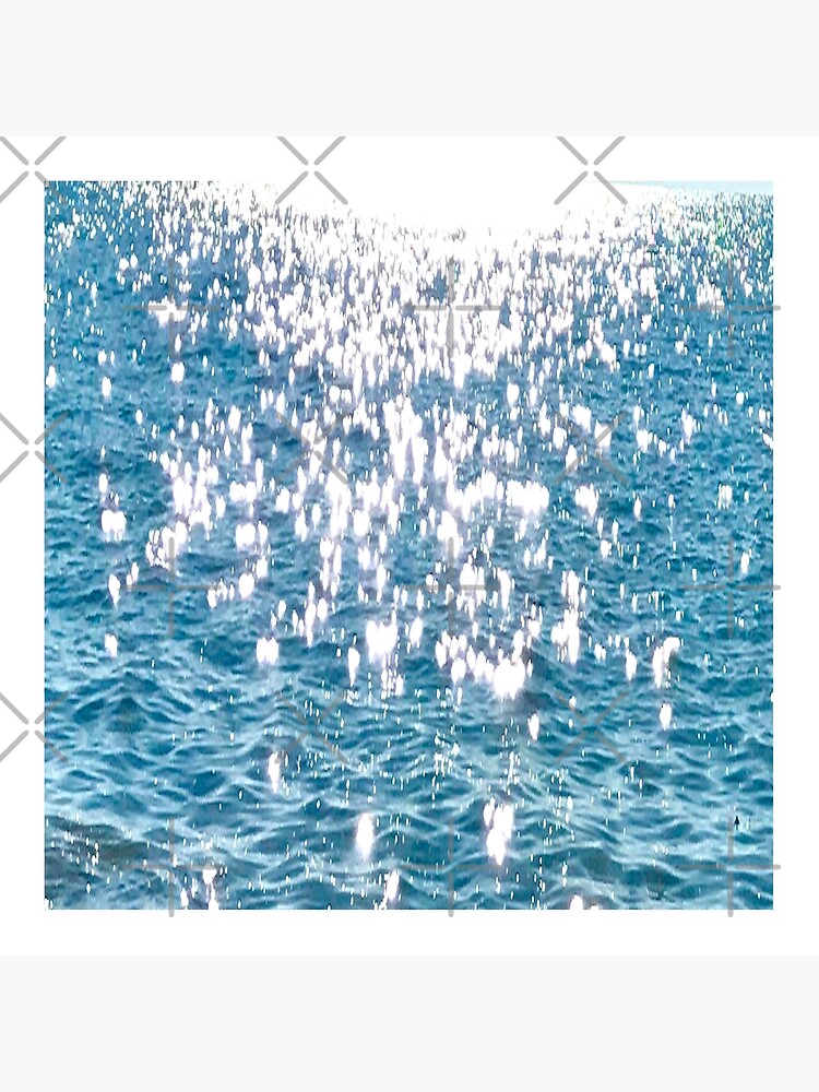 Sparkling Ocean Water Art Board Print By Orchyd Redbubble