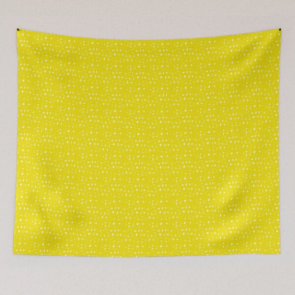 Item preview, Yellow Abstract Net Pattern Print designed and sold by MCMXCV-PROJECT.