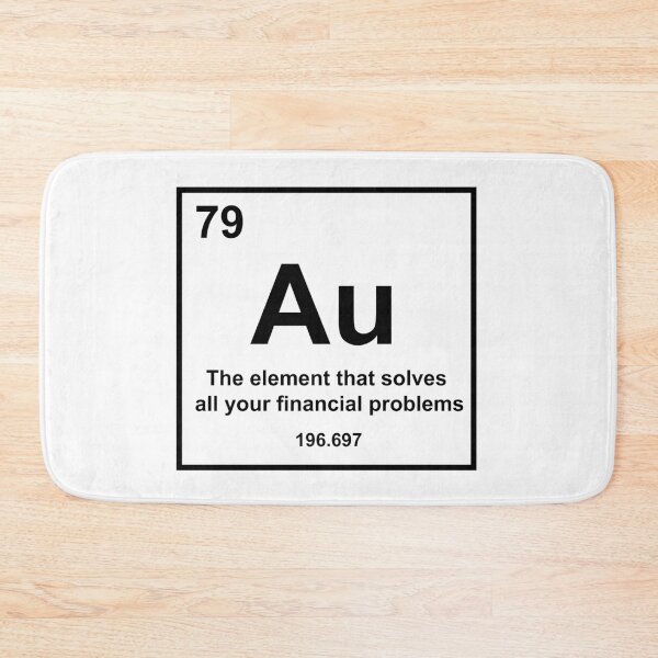 Item preview, Funny chemical symbol for gold designed and sold by JustCreativity.