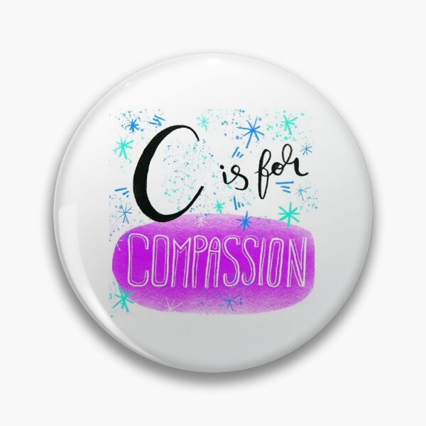 Item preview, C is for Compassion: alphabet doodle design designed and sold by Hannah's  Doodles.