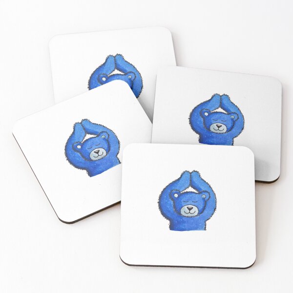 Item preview, Blue Yoga Bear designed and sold by IsyPuttrus.