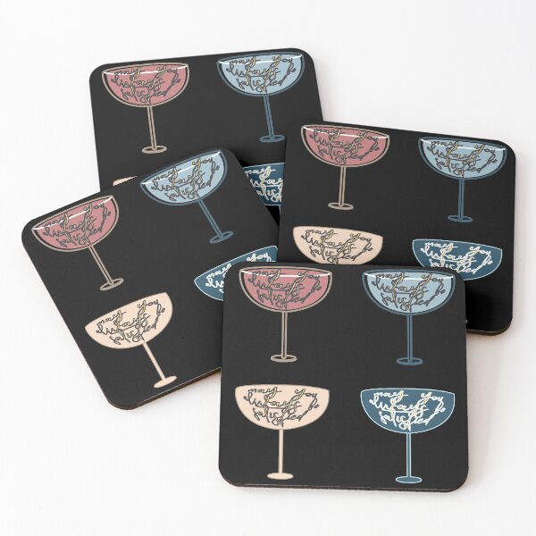 Item preview, may you always be satisfied wine set designed and sold by violetcho.