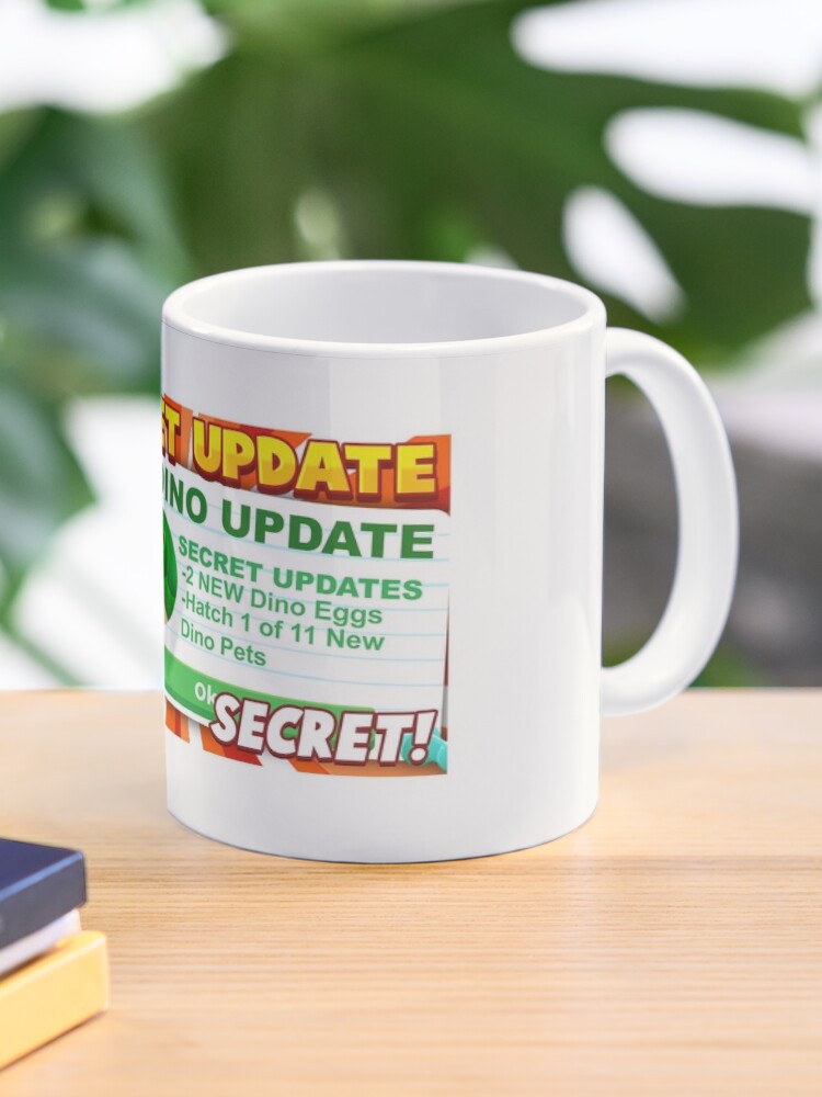 Dino Roblox Adopt Me Pets Mug By Newmerchandise Redbubble - how to hack on roblox tea cup hack