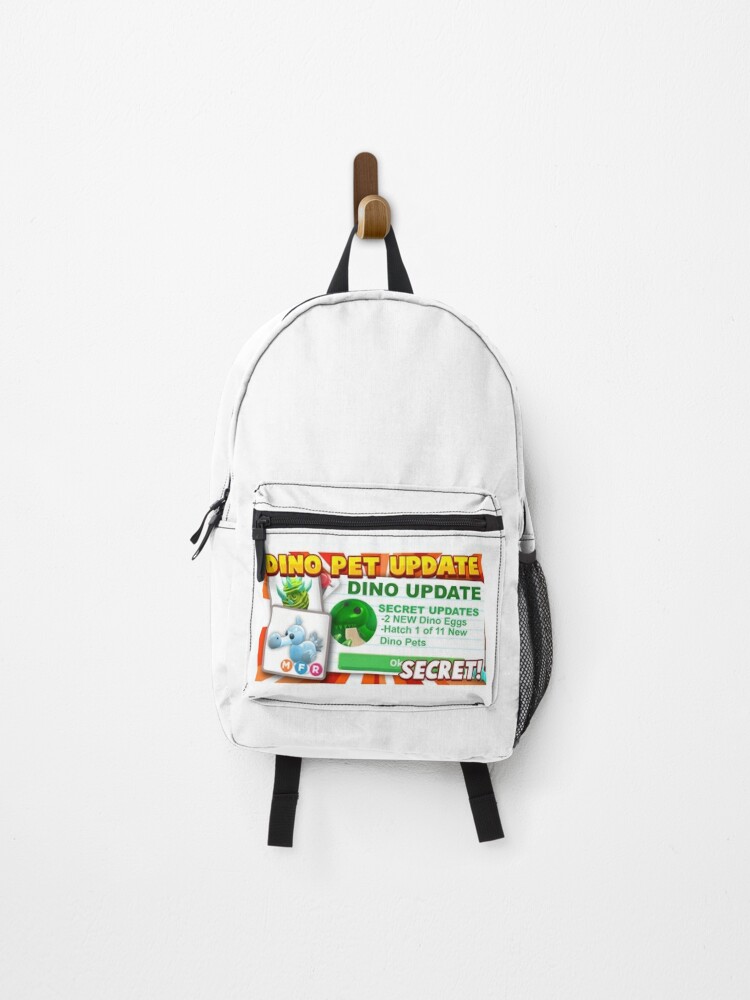 Dino Roblox Adopt Me Pets Backpack By Newmerchandise Redbubble - backpacking secrets roblox