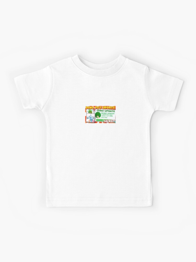 Dino Roblox Adopt Me Pets Kids T Shirt By Newmerchandise Redbubble - pretty marshmallow pink and black top w dark skin roblox
