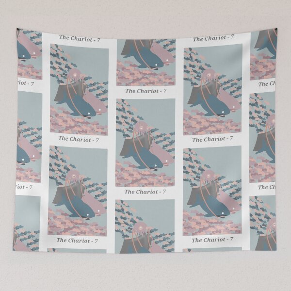 Item preview, The Chariot Underwater Tarot Card designed and sold by ciarakraken.
