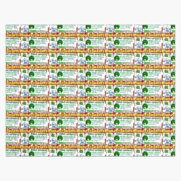 Dino Roblox Adopt Me Pets Jigsaw Puzzle By Newmerchandise Redbubble - roblox birthday wrapping paper how to hack and get free