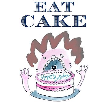 Artwork thumbnail, Let Him Eat Cake Birthday Card by LowHumour