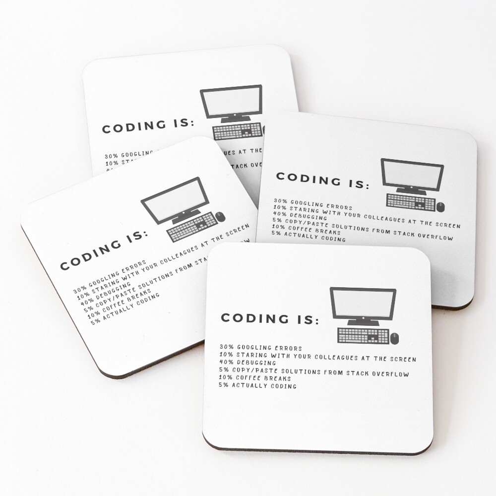 Item preview, Coasters (Set of 4) designed and sold by JustCreativity.