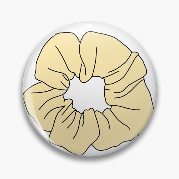Item preview, Yellow scrunchie designed and sold by Daniellemakes.