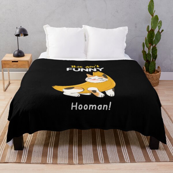 Item preview, funny banana cat- ain't funny hooman! designed and sold by Maggzstyle99.