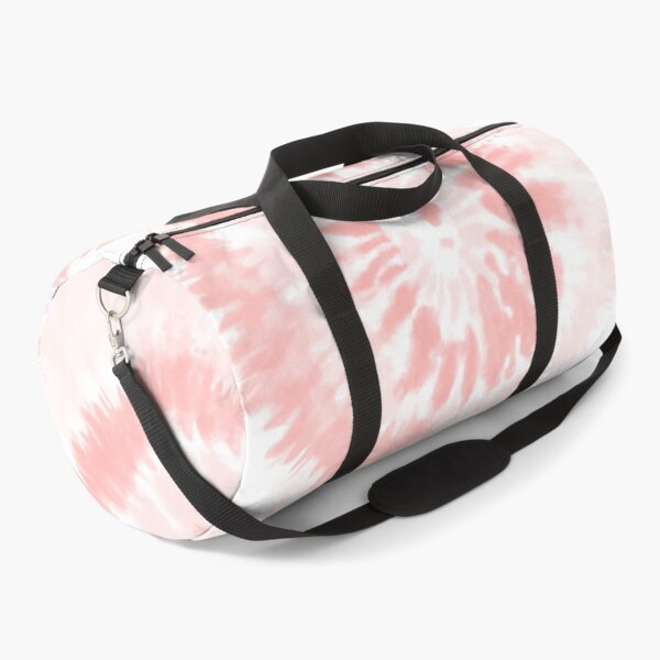 Pink Swirl Tie Dye Pattern Duffle Bag