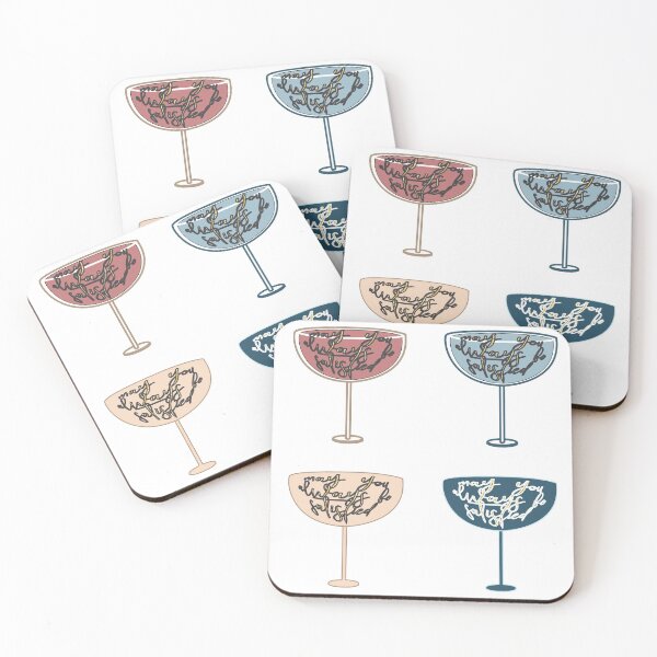 Item preview, may you always be satisfied wine set designed and sold by violetcho.