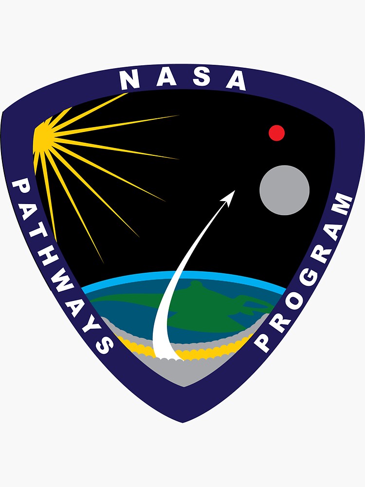 Thumbnail 3 of 3, Sticker, NASA Pathways Program Mission Patch. designed and sold by LearnLoudly.