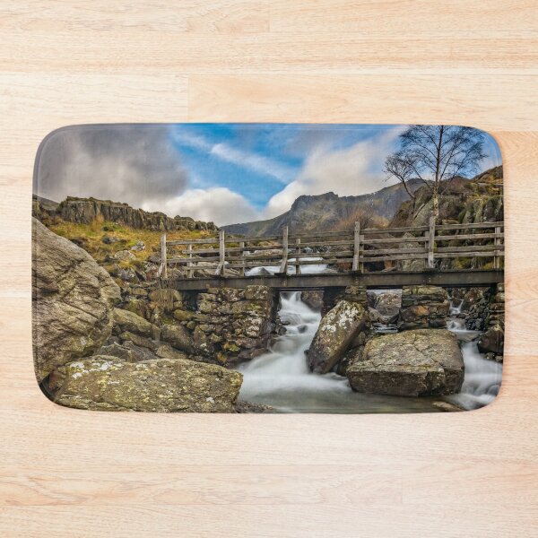 Item preview, River Footbridge Snowdonia designed and sold by AJEvans.