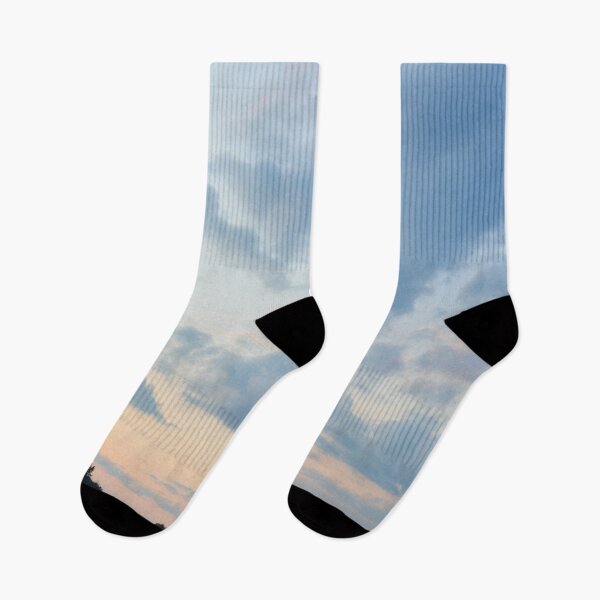 Item preview, bright sunset with clouds designed and sold by moonaliara.