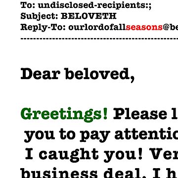 Artwork thumbnail, Seasons Greetings Spam Christmas Card by LowHumour