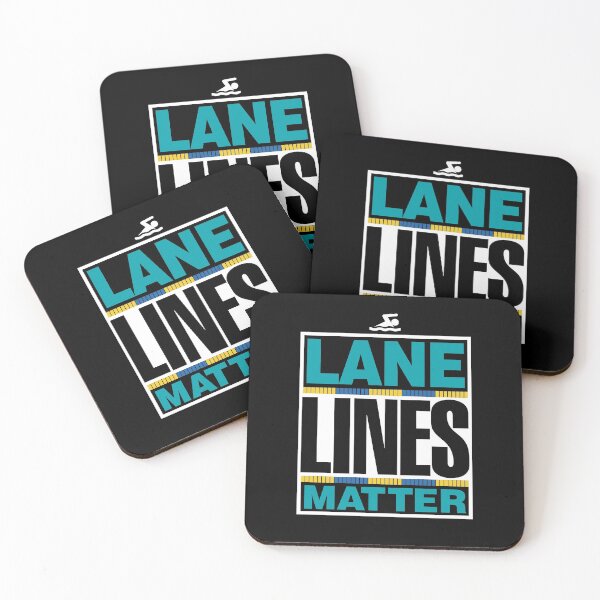 Item preview, Lane Lines Matter Swimming Meet Pool designed and sold by twHistory.