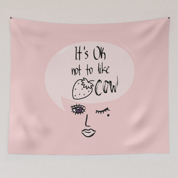 Item preview, It's OK not to like Strawberry Cow designed and sold by garhoud.