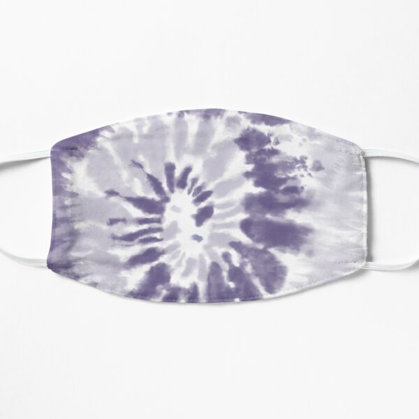 Purple Swirl Tie Dye Pattern Flat Mask