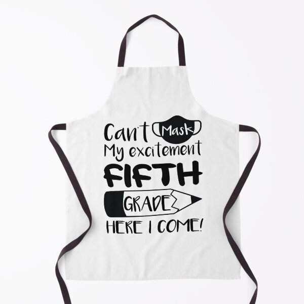 Item preview, Can't Mask My Excitement Fifth 5th Grade Back to School Mask Gift for Kids designed and sold by clothesy7.