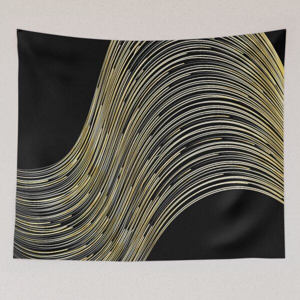 Item preview, Gold Waves designed and sold by artworkbyrihen.