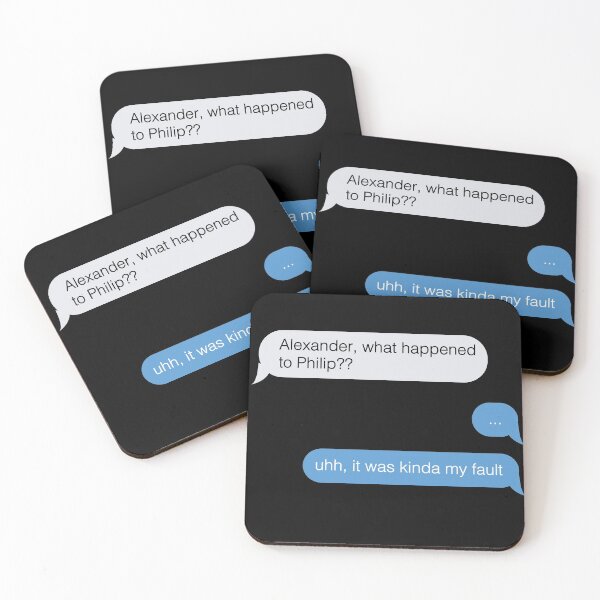 Item preview, alexander, what happened to philip text message designed and sold by violetcho.