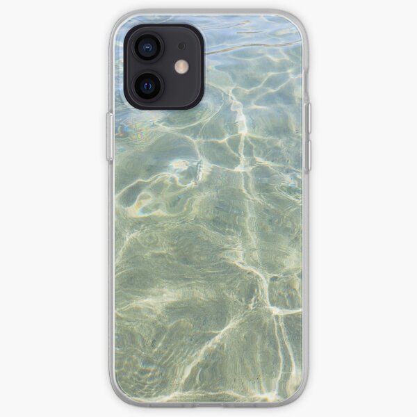 Crystal water of a Cretan beach iPhone Soft Case