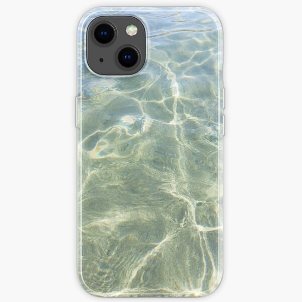 Crystal water of a Cretan beach iPhone Soft Case