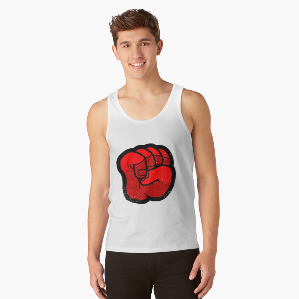 Vista previa del artículo con la obra «Camiseta de tirantes», diseñado y vendido por SuperRetroMan64.