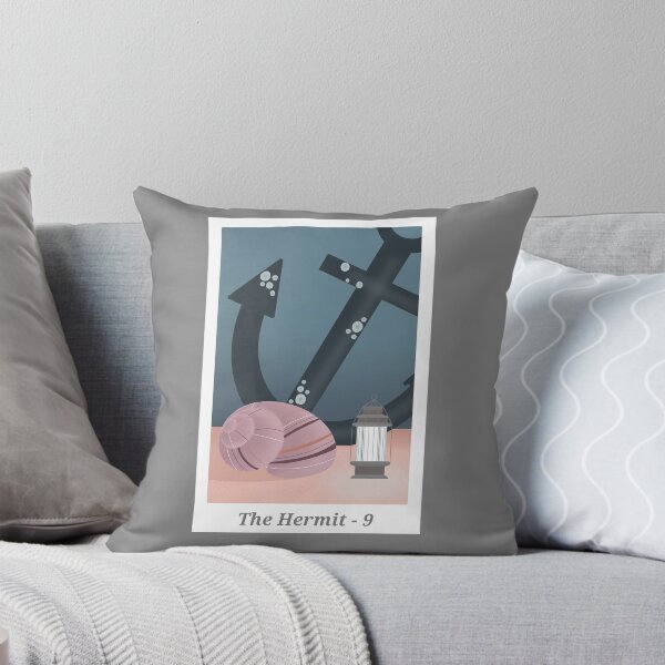 Item preview, The Hermit Underwater Tarot Card designed and sold by ciarakraken.