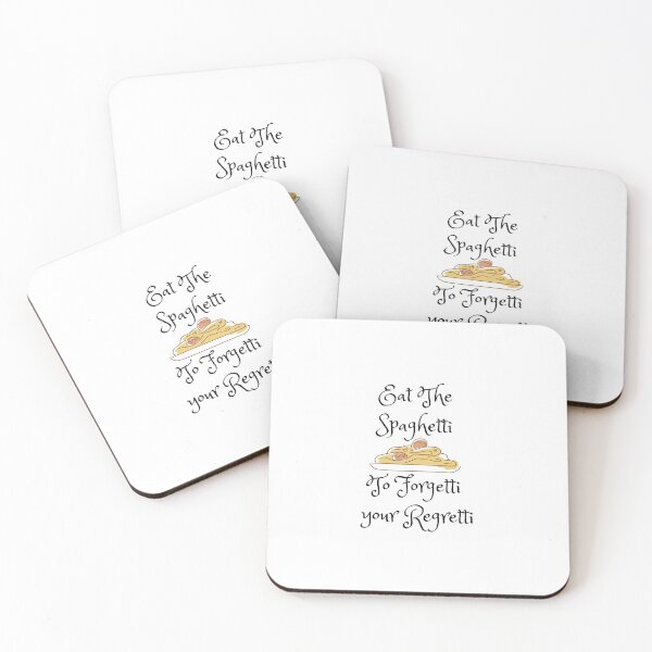 Item preview, Eat The Spaghetti To Forgetti Your Regretti designed and sold by TopMerchz.
