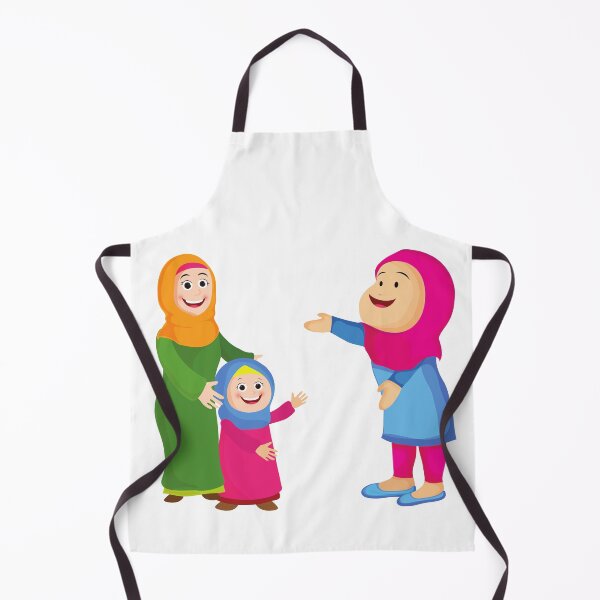 Item preview, Happy Muslim Woman Cartoon Style designed and sold by LADYGOODMOOD.