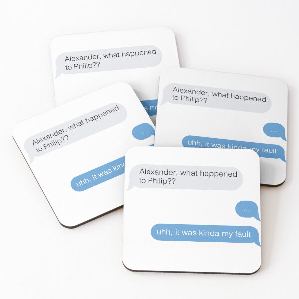 Item preview, alexander, what happened to philip text message designed and sold by violetcho.
