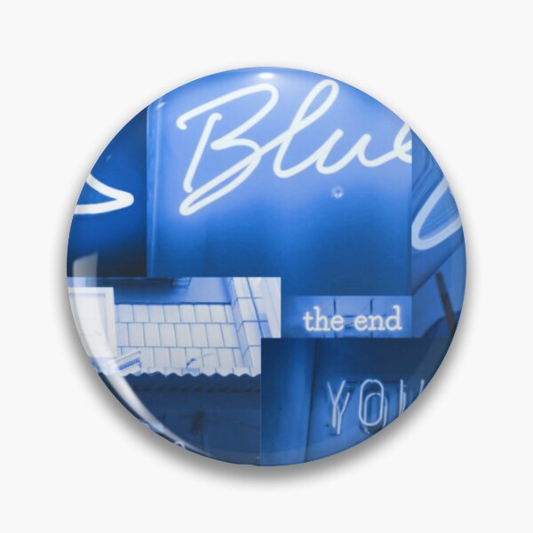 Aperçu de l'œuvre Collage esthétique de néons bleus créée et vendue par Snowflake6.