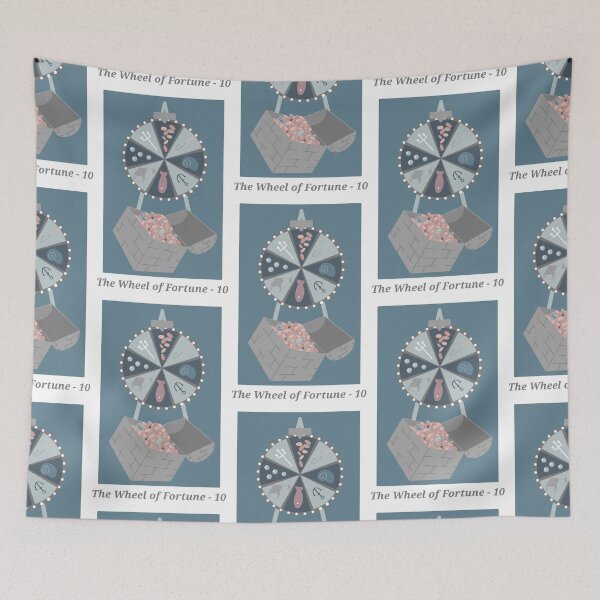 Item preview, The Wheel of Fortune Underwater Tarot Card designed and sold by ciarakraken.