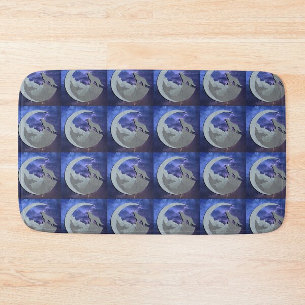 Item preview, Wolf Howling: Stormy night Graphic Art Wolves Design Spiritual Gifts designed and sold by Cute & Sassy Custom Gifting Boutiques.