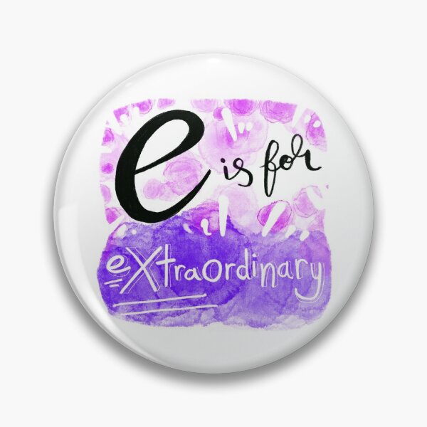 Item preview, E is for Extraordinary: alphabet doodle design  designed and sold by Hannah's  Doodles.