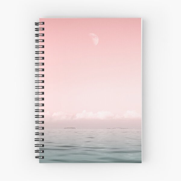 Item preview, ocean, sunset, dawn, red, blue, moon designed and sold by Sunday Beach.