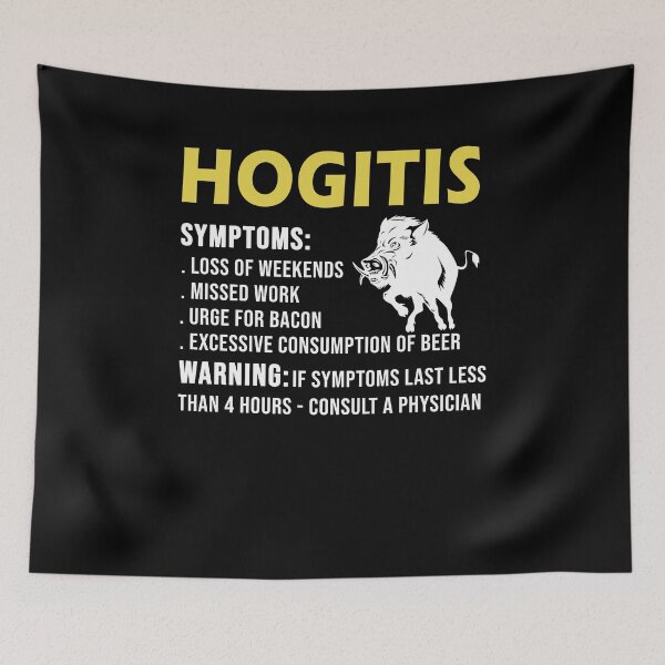 Item preview, Hogitis symptoms loss of weekends missed work urge for bacon designed and sold by SusanneFurst.