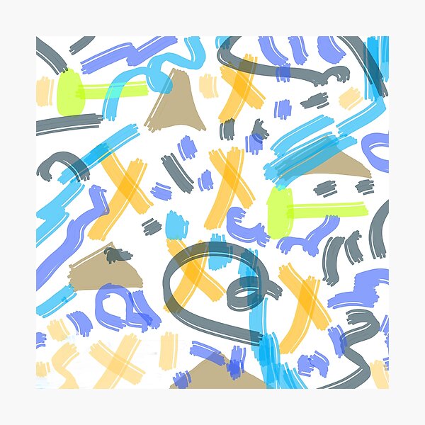 Item preview, Abstract Shapes designed and sold by SILVERAPPLE.