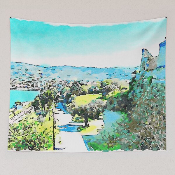 Item preview, Road under the castle on the waterfront of Agropoli designed and sold by Giuseppe Cocco.