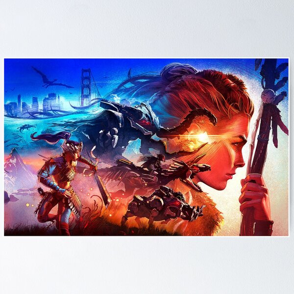 Horizon Zero Dawn - Complete Edition Poster Emoldurado, Quadro em