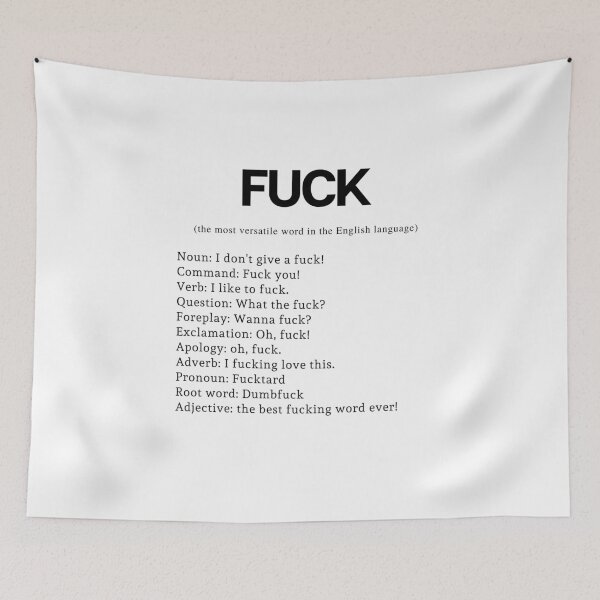 Item preview, Fuck Funny Use Design designed and sold by JustCreativity.