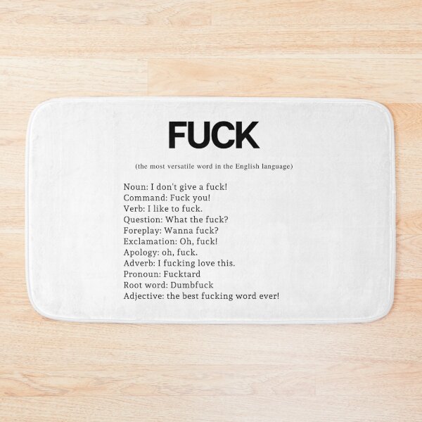 Item preview, Fuck Funny Use Design designed and sold by JustCreativity.