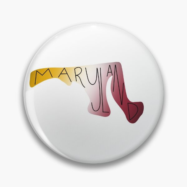 Item preview, Maryland State Colors Outline designed and sold by haileyruderman.