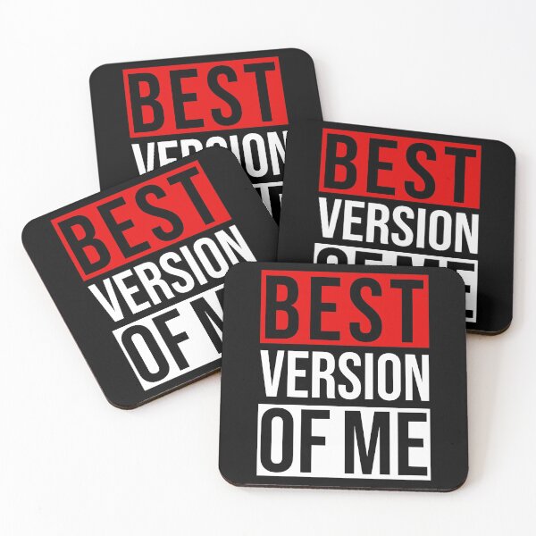 Item preview, Best Version Of Me (Black) designed and sold by 4wordsmovement.