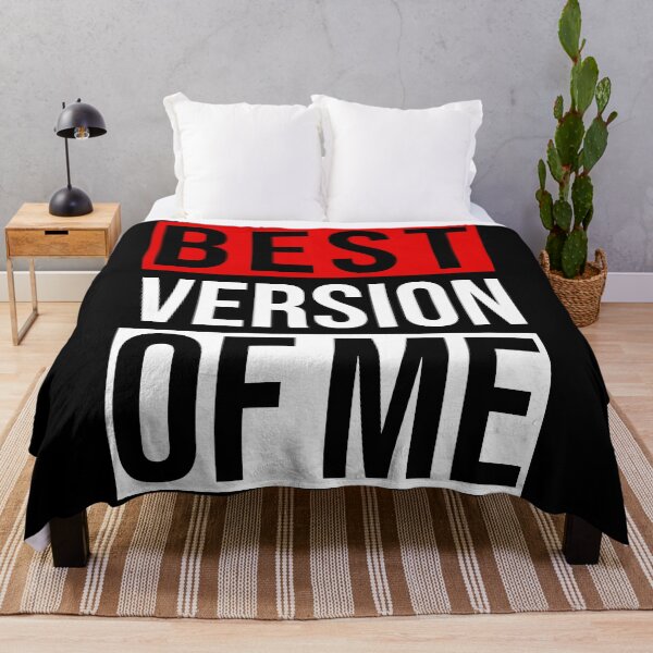 Item preview, Best Version Of Me (Black) designed and sold by 4wordsmovement.